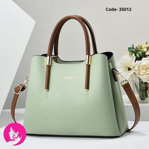 Large Capacity Leather Handbag