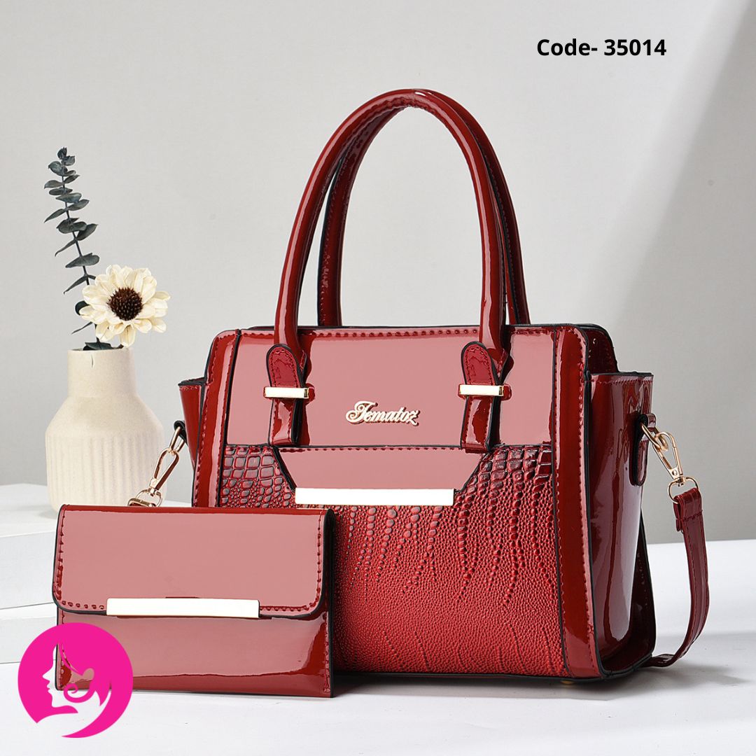 Women’s PU Sequined Shoulder Bag with Zipper
