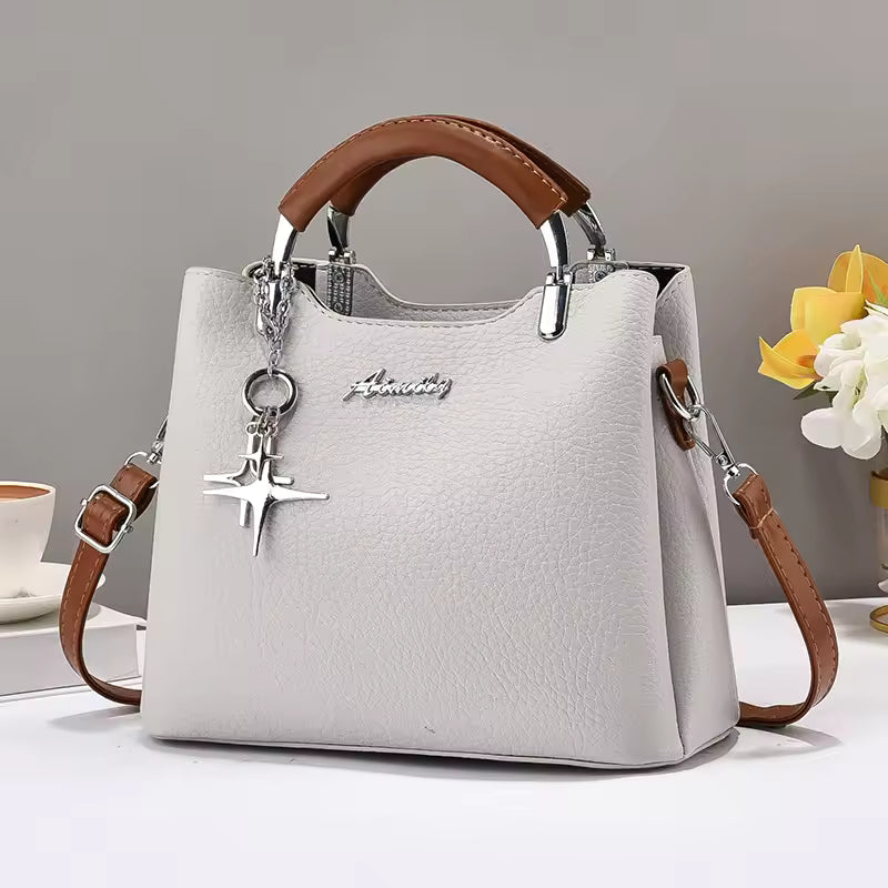 New Arrival Ladies Leather Handbag Long Strap