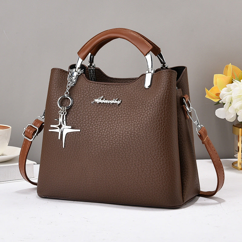 New Arrival Ladies Leather Handbag Long Strap
