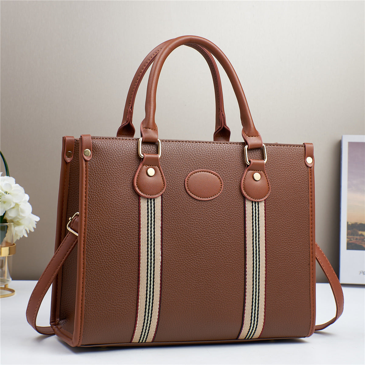 Stylish Women’s PU Handbag
