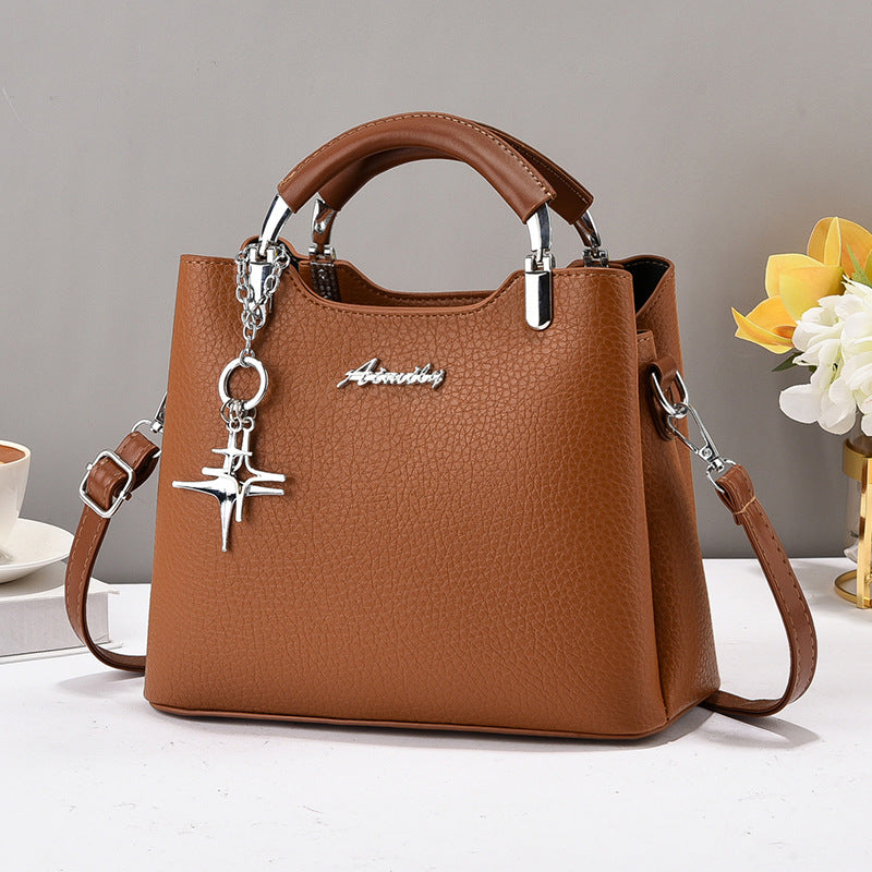 New Arrival Ladies Leather Handbag Long Strap