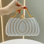 Luxury Pearl Diamond Evening Bag for Women